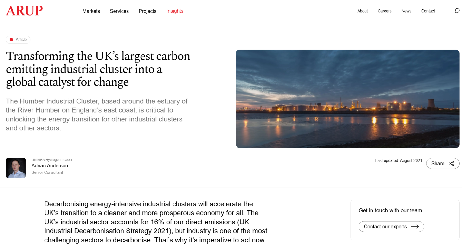 Arup website