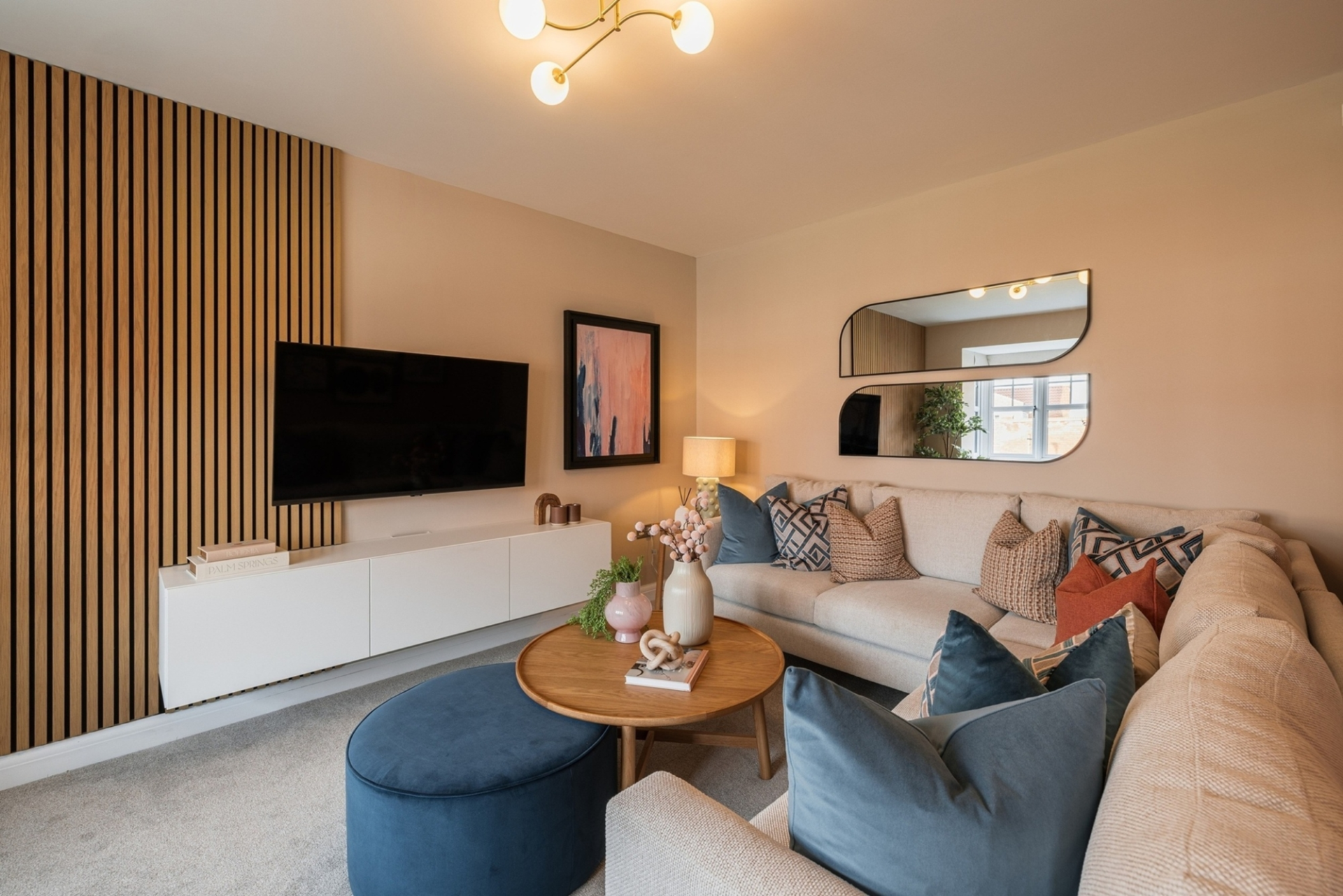 Beal Swainby show home lounge