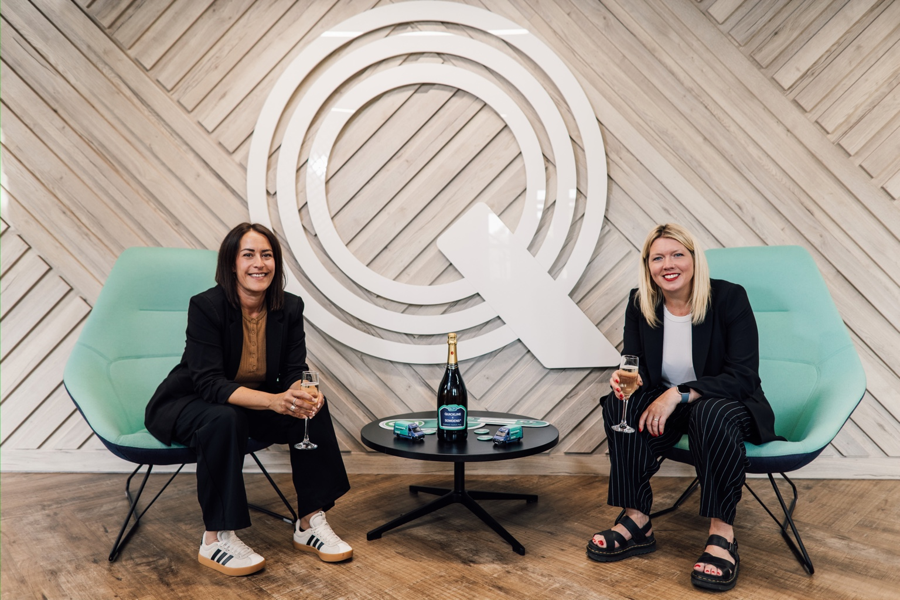 Shirin Kemp Marketing Director of Quickline L Polly Sowden MD and Creative lead at Sowden Sowden R