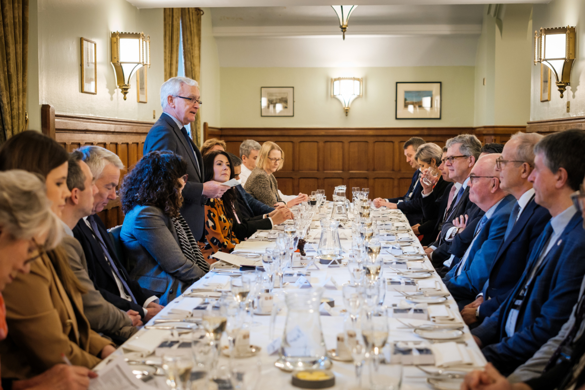 Martin Vickers MP address guests in Westminster