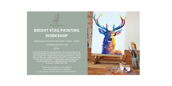 Bright Stag Painting Workshop