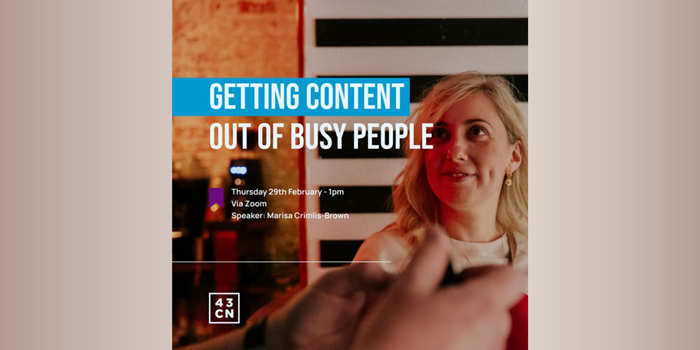 Getting Content Out of Busy People