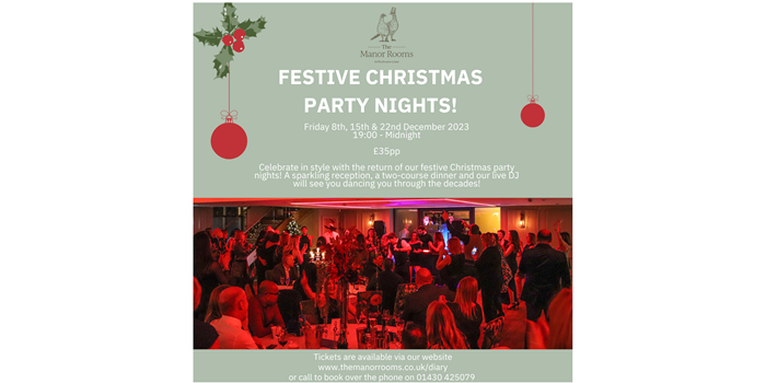 FESTIVE CHRISTMAS PARTY NIGHTS!