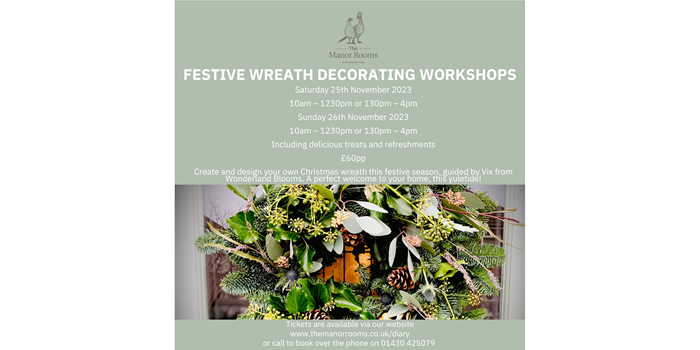 Festive Wreath Decorating Workshop